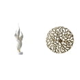 thumbnail image 1 of Escultura De Metal Con Plumas, Estatua Moderna De Resina, Colección De Arte, Artesanía, Adorno De Escritorio, Figura Decorativa, Placa De Hierro Forjado Escénica Rústica, Colgantes 3D Para, 1 of 8