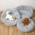 thumbnail image 3 of Donut Plush Pet Dog Cat Bed Fluffy Soft Warm Calming Bed Sleeping Kennel Nest, 3 of 5