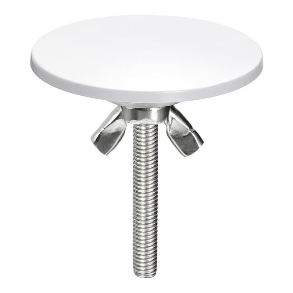 Kitchen Sink Hole Covers, 1Pcs - Zinc Alloy Faucet Hole Cover, Soap Dispenser Hole Cover for Sink (White)