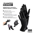 thumbnail image 3 of Guantes De Nitrilo Vinil Libre De Látex Sin Polvo Negro, 3 of 5