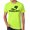 Neon Yellow, variant on Manu Bay Surf Company BLACK LOGO Mens High Visibility Surfing T-shirt, Large Neon Yellow