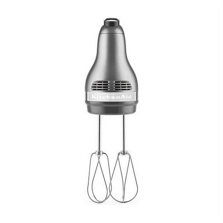 6 Speed Hand Mixer with Flex Edge Beaters Contour Silver KHM6118CU