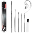 thumbnail image 1 of Cureta de Cera para oídos Brillar 6PCS Limpiador médico de acero inoxidable, 1 of 5
