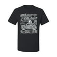 thumbnail image 2 of Wild Bobby, 1901 Widow Makers Skeleton Motorcycle Cars and Trucks Men's Graphic T-Shirt, Black, 3XL, 2 of 3