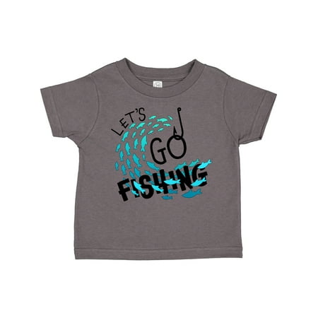 

Inktastic Let s Go Fishing Gift Toddler Boy or Toddler Girl T-Shirt