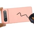 thumbnail image 5 of Designed for Google Pixel 6 Case, Slim Silicone Rubber Shockproof Phone Cover with Wrist Strap Soft Anti-Scratch Microfiber Lining Protection Case for Google Pixel 6 5G 2021 (Pink), 5 of 7