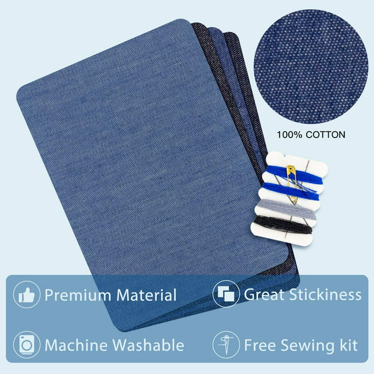 1pc Premium Quality Fabric Iron-on Patches Inside & Outside Strongest Glue  Cotton Suede Denim Jeans Repair Shirts Decorating DIY - AliExpress