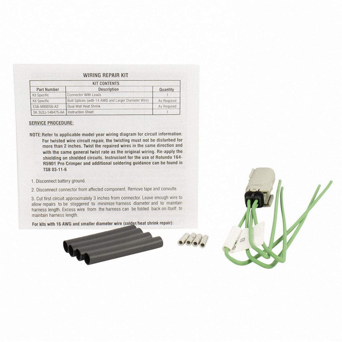 Motorcraft WPT-1535 Oxygen Sensor Connector Fits select: 2015-2023 FORD EDGE, 2016-2017 FORD FUSION
