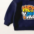 thumbnail image 7 of KPOPLK Girls Hoodie Sweatshirt Set Soft, Cozy, and Versatile Pack of 3 with Full and Half Zips(7-8 Years,Navy), 7 of 7