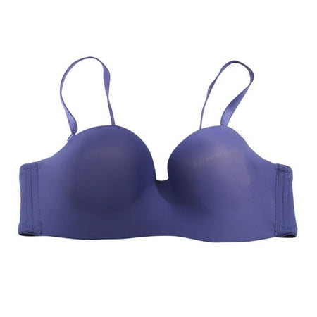 

Women Push Up Bras Seamless Smooth Convertible Straps Bra Padded Wirefree