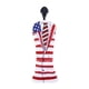 thumbnail image 1 of Accesorios de golf Chaqueta de la bandera americana de la PU UT Encabezado en la cabeza Equipo de deporte Impermeable Fairway Interior espesado de la placa de felpa Inevent OD008025-00, 1 of 7