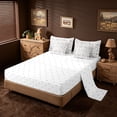 thumbnail image 3 of meiyoeat Minimal Fish Sketch 7 Pieces Full Size Bedding Sets For Kids,Wild Pike Full Size Bed in a Bag For Boys,Reversible, 3 of 7