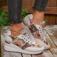 thumbnail image 2 of Zapatillas deportivas informales de moda para mujer, antideslizantes, cómodas y transpirables, bonitas zapatillas de verano para caminar con cremallera lateral y cordones, 2 of 7
