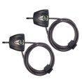 thumbnail image 1 of Cable Lock Master Lock Black Python 8417T antirrobo, paquete de 2, 1 of 6