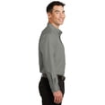 thumbnail image 3 of Port Authority SuperPro Twill Shirt-3XL (Monument Grey), 3 of 6