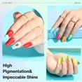 thumbnail image 6 of Morovan 15 Bright Color 0.27oz Air Quick Dry Nail Polish Gift Set for Women, 6 of 7