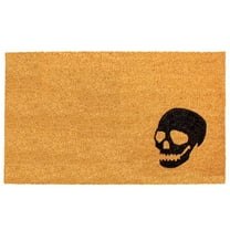 Calloway Mills 153592448 Black Skull Doormat, 24 x 48 in.