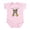Petal Pink, variant on - YEAR OF THE TIGER Infant Bodysuit - Baby Light Bodysuit, Size Newborn - 24 Months