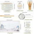 thumbnail image 2 of 8Pcs Matcha Whisk Set, Iridescence Matcha Making Tools Accessories Kit with Bamboo Matcha Whisk,Bowl,Spoon,Sifter and Holder, Gifts for Matcha Lovers on Christmas, Birthday, Teacher's Day, 2 of 7