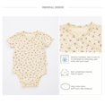 thumbnail image 6 of Sngxgn Baby Bodysuits for Boys Short Sleeve (Beige,80), 6 of 6