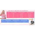 thumbnail image 6 of Aideaone Big Sister Little Brother Matching Outfits Set Toddler Girls T-Shirt ＆ Newborn Baby Boys Bodysuit Short Sleeve Sibling Clothes Set, 6 of 6