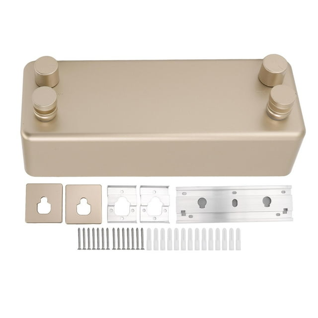 Heavy Duty Wall Mounted Retractable Clothesline Thick Stainless Steel Double Clothesline for Balcony Hotel 4.2m Gold