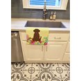 thumbnail image 2 of Carolines Treasures BB6056KTWL Easter Eggs Chocolate Labrador Kitchen Towel, 2 of 3