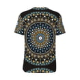 thumbnail image 3 of Balery Dot Mandala Baseball Jersey for Men Casual Button Down Shirts Short Sleeve Active Team Sports Uniform-4X-Large, 3 of 9