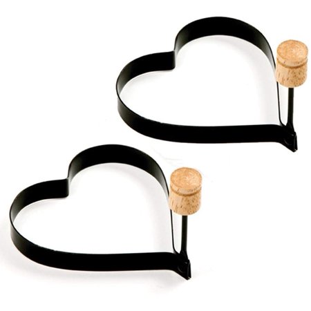 Norpro Nonstick Heart Pancake/Egg Rings, Set of 2
