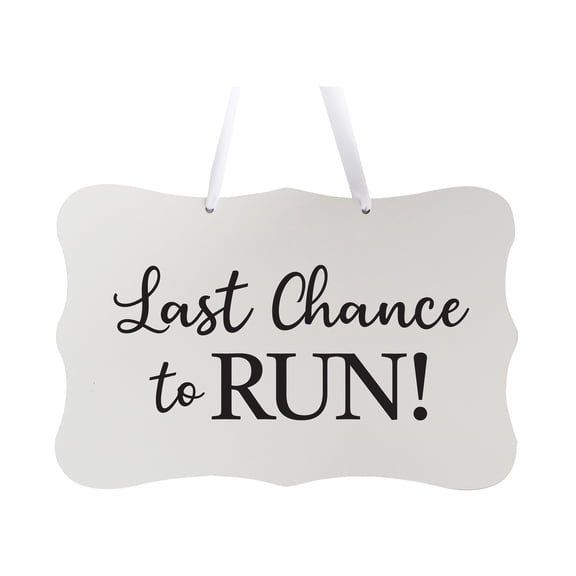 LifeSong Milestones Wedding Wall Hanging Signs For Ceremony And Reception For Couples - Last Chance