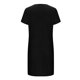 thumbnail image 5 of Vestido de Verano de Manga Corta para las Mujeres Color Sólido Cuello Hueco Hebilla Cuello Redondo, Moda Vestido Casual para Diario, 5 of 7