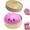 Pink, variant on Mystery glitter dumpling squishy, stretchy sensory desk toy for stress relief squeeze play.
