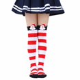 thumbnail image 2 of yocbz Infant Christmas Socks Boy Children's Christmas Socks Knee Socks Cuddly Socks Overknee Stockings Leg Warmers White,Size for 7-12 Years, 2 of 9