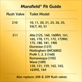 thumbnail image 4 of Kit de Valve de Chasse d'Eau et Joint pour Mansfield - 4033BP, 4 of 4