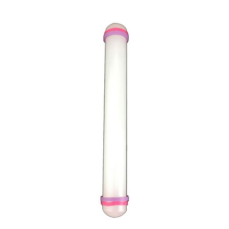 

HESITONE 2 Sizes Non-stick Plastic Rolling Pin Fondant DIY Kitchen Dumpling Roller