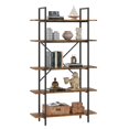 thumbnail image 7 of Litake 5 Tier Bookshelf, 67.9” Tall Bookcase with 5 Open Book Shelves, Vintage Bookshelves and Bookcases, Large Display Shelves for Home Office, Study Room, Living Room-Brown, 7 of 7