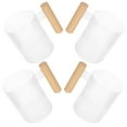 thumbnail image 3 of GOOHOCHY 4 vasos irrompibles para baño, de plástico, para cepillos de dientes., 3 of 8