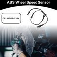 thumbnail image 2 of Unique Bargains ABS Wheel Speed Sensor Rear Left or Rear Right ABS Sensor Anti-lock Braking System Sensor No.9S512B572BA for Fiat 500 2007-2023, 2 of 7