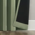 thumbnail image 6 of Sun Zero Aria 2-Pack Magnetic Closure Theater Grade 100% Blackout Back Tab Curtain Panel Pair, 52"X84", Sage Green, 6 of 10