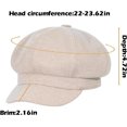 thumbnail image 3 of Womens Newsboy Caps Cabbie Gatsby Hat Visor Beret Hat Fashion Ladies Caps for Womens Hat, 3 of 6