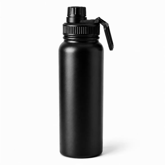 40oz Insulated Water Bottle with Handle and Spout Lid, Double Wall Vacuum Insulated Stainless Steel, Leakproof Wide Mouth for Gym, Travel and Hiking