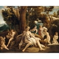 thumbnail image 3 of Correggio 18x15 Black Modern Framed Museum Art Print Titled - Leda and the Swan (circa 1532), 3 of 5