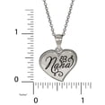 thumbnail image 5 of Connections from Hallmark Women's Stainless Steel Nana Heart Pendant, 18, 5 of 6