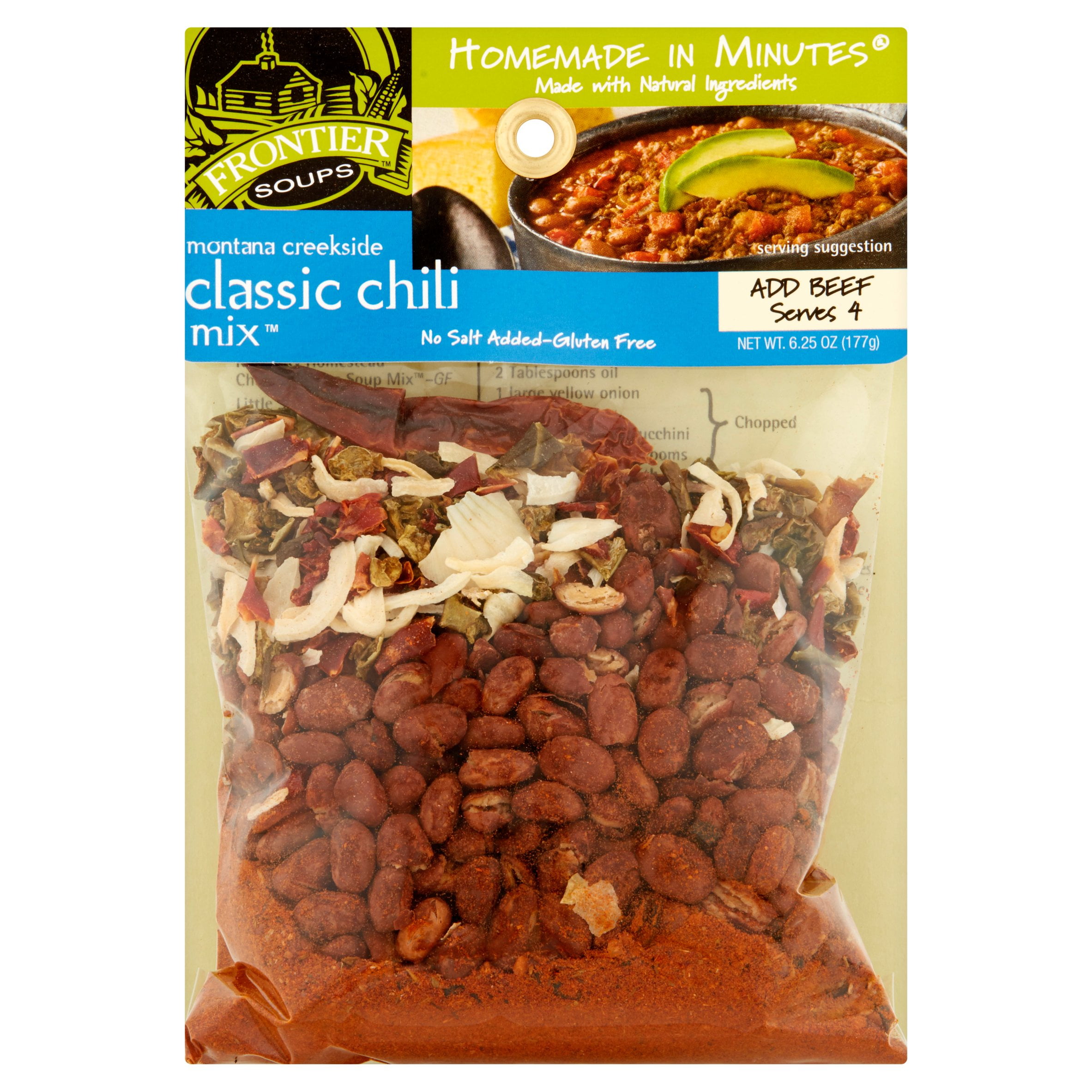 Frontier Soup Mix Chili Classic Montana,6.25 Oz (Pack Of 8)
