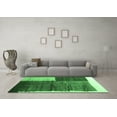 thumbnail image 3 of Ahgly Company Indoor Square Abstract Emerald Green Contemporary Area Rugs, 4' Square, 3 of 4