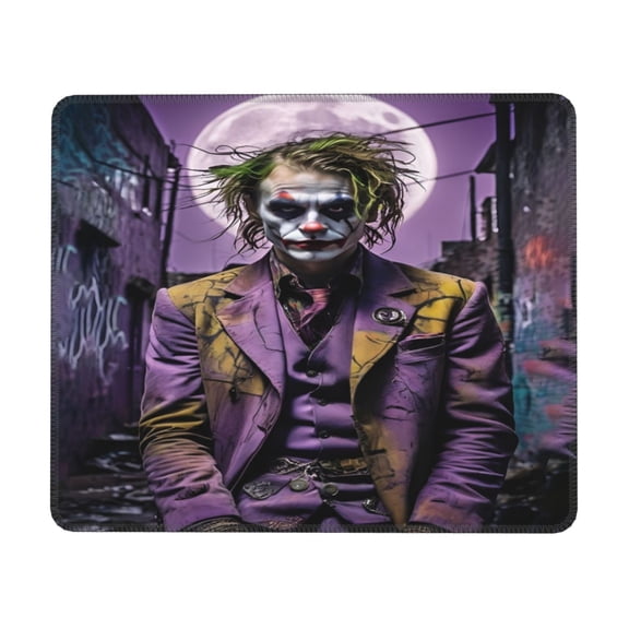Joker Mousepad Rectangle Cartoon Printed Non-Slip Rubber Base Mouse Pad