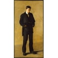 thumbnail image 2 of Eakins, Thomas 9x14 White Modern Wood Framed Museum Art Print Titled - The Thinker: Portrait of Louis N. Kenton, 2 of 4