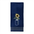 thumbnail image 3 of SKL Home Sunflower In Jar Hand Towel (2-Pack), Blue, 3 of 5