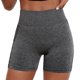 thumbnail image 1 of Gibobby Short Deportivo Pantalones deportivos de cintura alta para mujer, pantalón liso, a la moda(Gris, S), 1 of 5