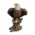 thumbnail image 4 of Hi-Line Gift Ltd. Bald Eagle On Stump W/Wings Out Statue, 4 of 4
